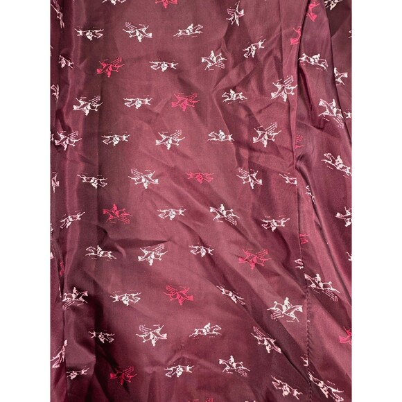 Talbots Plus 20W Wool Blend Houndstooth Blazer Pink Burgundy Lined - Picture 5 of 11